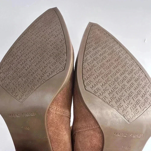 Marc Fisher Western Cowgirl Suede Boho Gadri Ankle boot size 7.5 - Picture 5 of 15